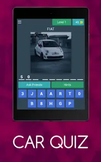 Car Quiz Screen Shot 11