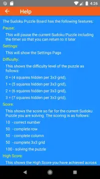 Sudoku Screen Shot 7