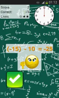 الرياضيات التدريبات - تحدي Screen Shot 6