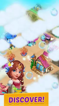 Merge Mermaids-magic puzzles Screen Shot 2
