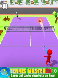 Tennis Master 3D--Legend of Stickman Screen Shot 11
