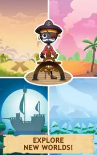 Stickman Pirates: Bubble Shooting Adventure Screen Shot 4