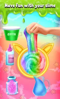 Unicorn Slime Jelly DIY Fluffy Fun Screen Shot 4
