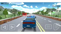 Polygon Traffic Racer 3D: Highspeed Highway Games Screen Shot 0