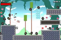 ninja mini - platfrom game Screen Shot 1