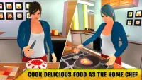 Pregnant chef mom: Home chef mom 2020 family games Screen Shot 3