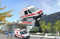 Luft fliegen Krankenwagen 3d Screen Shot 0