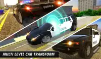 US Police Car Driving Crime City Transform Race 3D Screen Shot 12