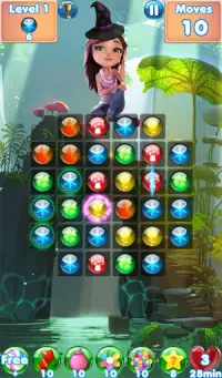 Bubble Girl - Match 3 games and fun puzzles Screen Shot 2
