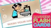 Kids Manners Flash Cards Screen Shot 2