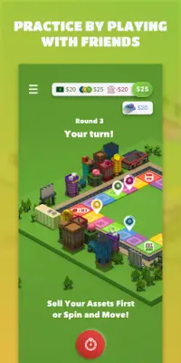 Give-Get Financial Board Game Screen Shot 2