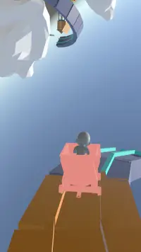Stickman roller coaster 3D Screen Shot 2