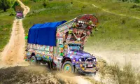 Hill Truck Cargo Game Offroad Indian Truck Driving Screen Shot 0