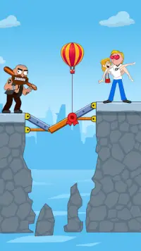 Love Rescue: Bridge Puzzle Screen Shot 1