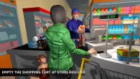 Supermercado virtual Grocery Cashier Family Game Screen Shot 2