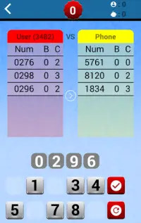 Master Mind Numbers Screen Shot 3