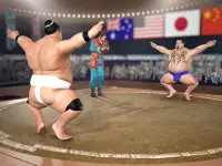 Sumo Wrestling 2019: Live Sumotori Fighting Game Screen Shot 5