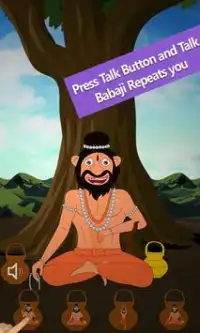 Talking Yog Guru Babaji Game Screen Shot 1