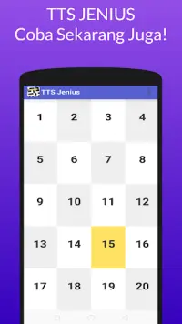 TTS Jenius 2020 - Teka Teki Silang Offline Screen Shot 0
