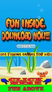 Sea Fishing Games for Kids Screen Shot 0