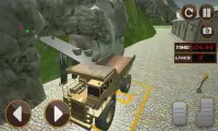 offroad truk simulator: bukit Screen Shot 1