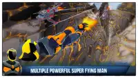 सुपर फ़्लाइंग नायक 3 डी Screen Shot 1
