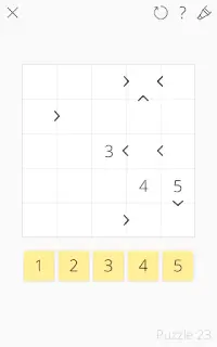 Futoshiki 101 - Sudoku-style number puzzle game Screen Shot 4