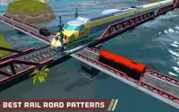 Tren libre de simulación de: carreras tren juegos Screen Shot 1