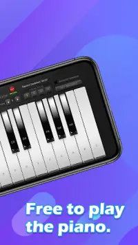ピアノキーボード-無料の音楽バンドアプリ Screen Shot 1