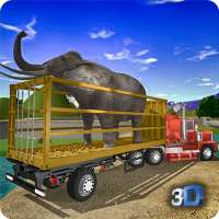 오프로드 동물화물 트럭 트레일러 운송 시뮬레이터 : 운전 무거운 트럭 시뮬레이션 3 차원