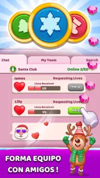 Super Juego de Navidad🎄Juego navideño junta 3 🎅 Screen Shot 4