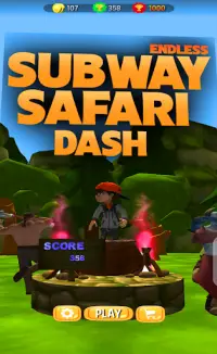 Subway Safari Dash Screen Shot 0