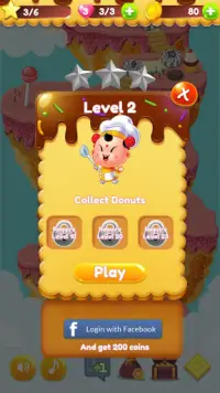 Donuts Crush - Match 3 Game Screen Shot 2
