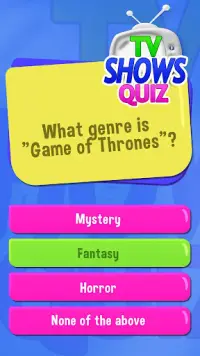 TV Shows Trivia Quiz Game Screen Shot 0