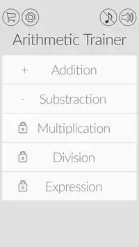 Arithmetic Trainer Screen Shot 0