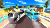 Corrida de ônibus polícia dos: Bus Simulator 2021 Screen Shot 4
