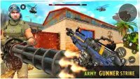 Gunner Sciopero 3D: Army tiro giochi d'azione Screen Shot 3
