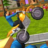 Cartoon Dirt Bike