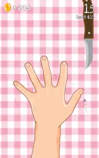 4 dedos - jogos de faca grátis Screen Shot 2