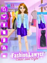 Moda Avvocato in Aula con Stile - giochi ragazze Screen Shot 4