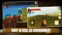 Wild Bear Hunting Simulator: 3D Jurasic Adventure Screen Shot 3