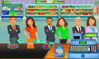 Supermercado Cash Register: Meninas Cashier Games Screen Shot 6