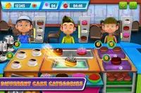 Chocolate Cake Chef: Juegos de bizcochos y juegos Screen Shot 1