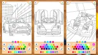 Auto spel: Kleuren en tekenen Screen Shot 1