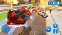 Real Flying Rescue Car Simulator- Driving Games 3D Screen Shot 0