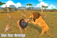The Lion Simulator: Animal Family Game Screen Shot 1