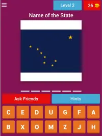 USA States and Flags Quiz Screen Shot 16