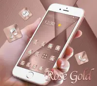 Pink Rose Gold Theme Screen Shot 0