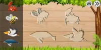 Juegos de rompecabezas de animales para niños Screen Shot 0