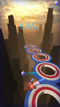 Sky Girls: Flying Runner Game Screen Shot 6